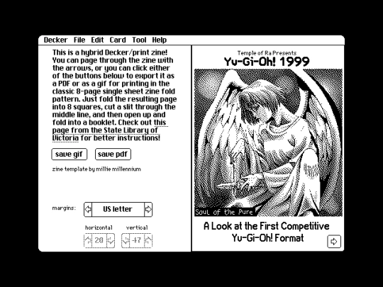 Yu-Gi-Oh 1999 Decker Zine screenshot