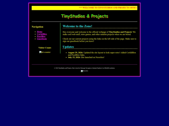 index screenshot