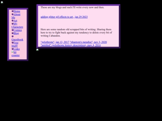 blog screenshot