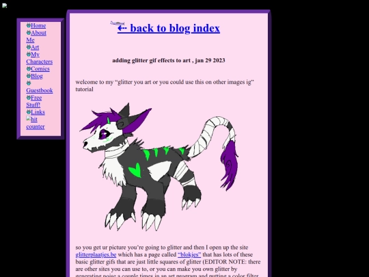blog/how_to_sparkle_your_dog screenshot