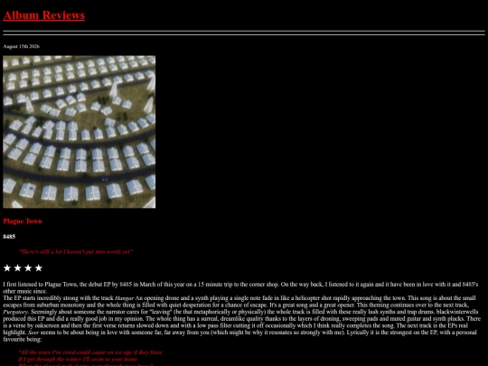 albumreview screenshot