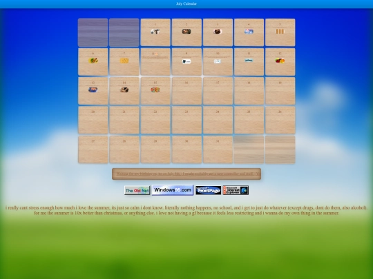 calendarproject screenshot