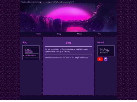 blog screenshot