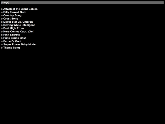 fsonglist screenshot