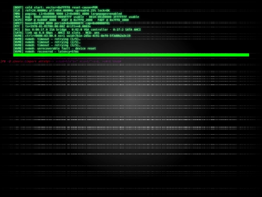 boot screenshot