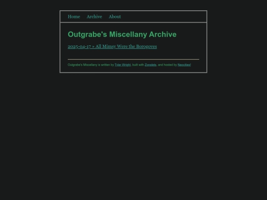 archive screenshot