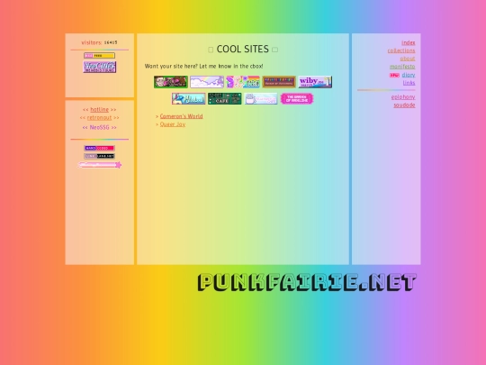 links screenshot