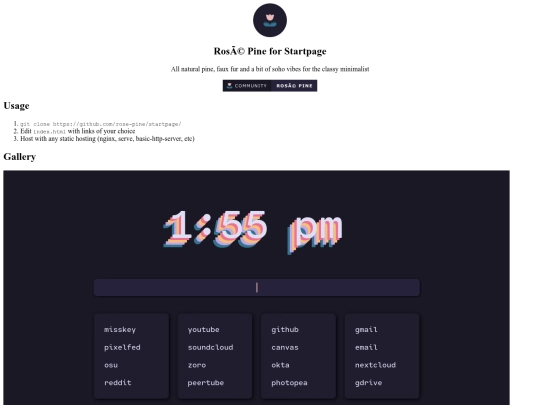 start/readme screenshot