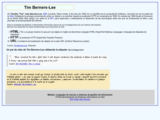 TimBernersLee-css screenshot
