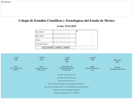 Calcular trapecio screenshot