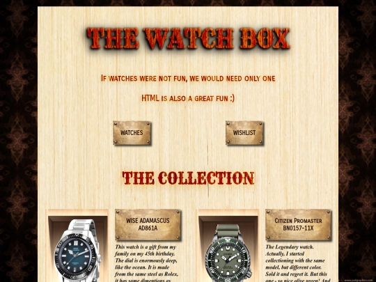 Watches/WatchBox screenshot