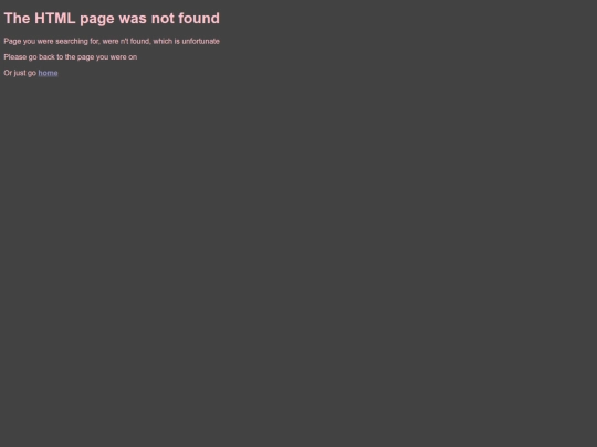 not_found screenshot