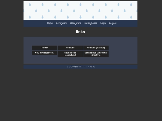 links screenshot
