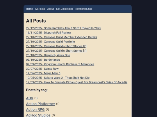 info/all_posts screenshot