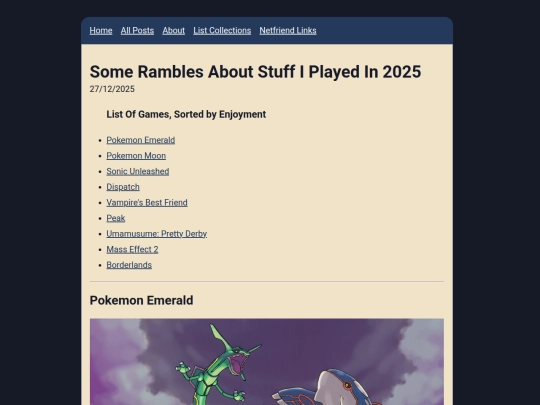 posts/2025 Rambles screenshot