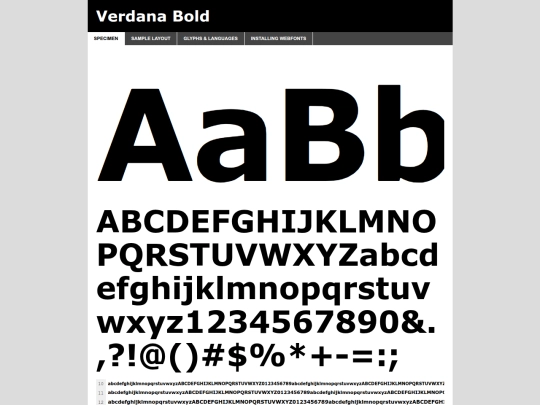 webfontkit-20250806-213853/verdana-bold-demo screenshot