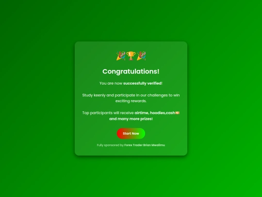 success screenshot