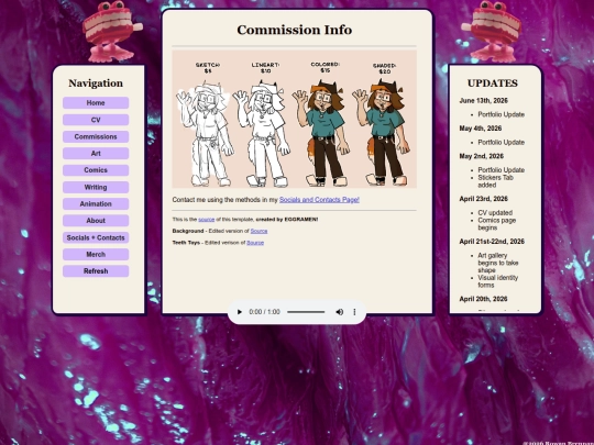 commissions screenshot