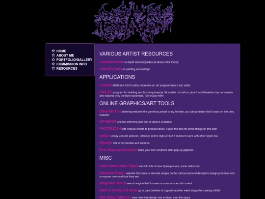 resources screenshot