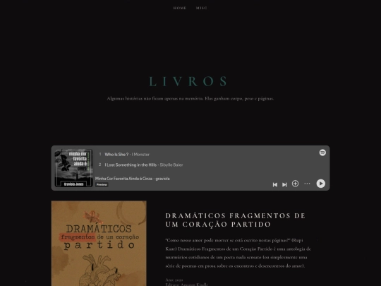 livros screenshot