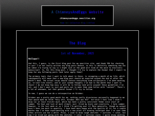 blog screenshot