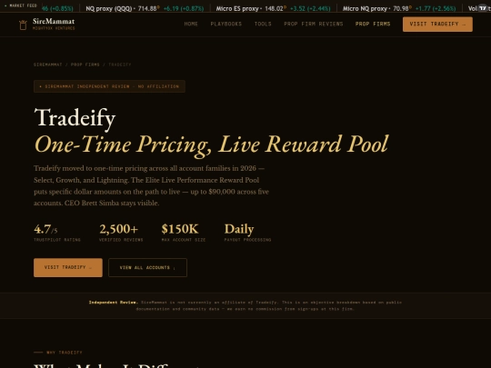 propreview/tradeify screenshot