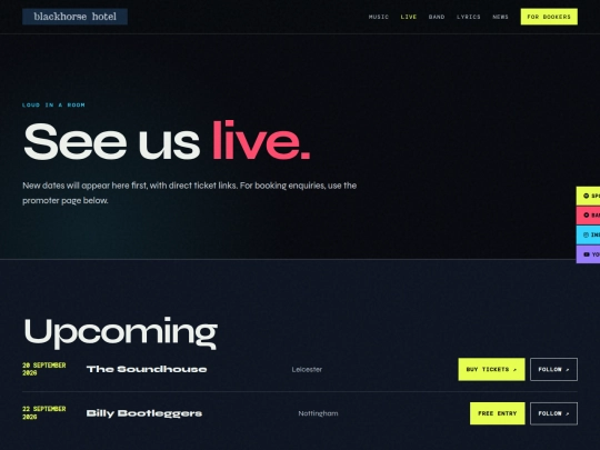 live screenshot