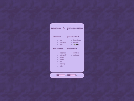 storm/pronouns screenshot