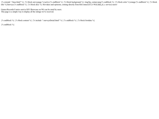 WEB-INF/templates/surveys screenshot