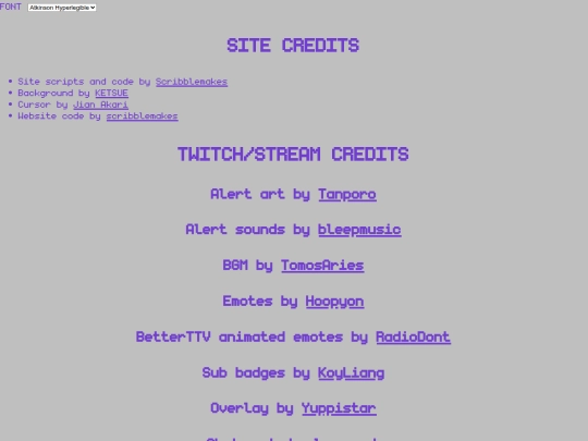 credit screenshot