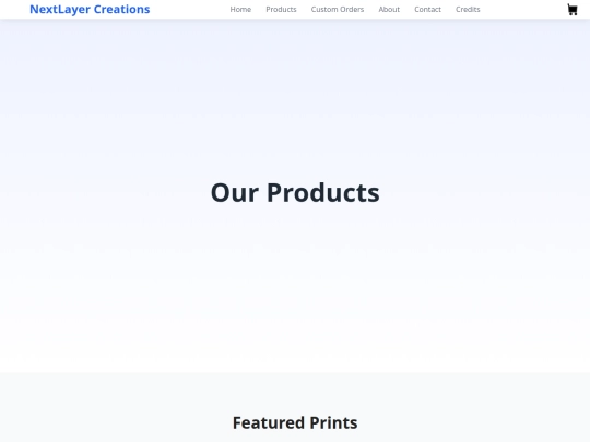 products screenshot