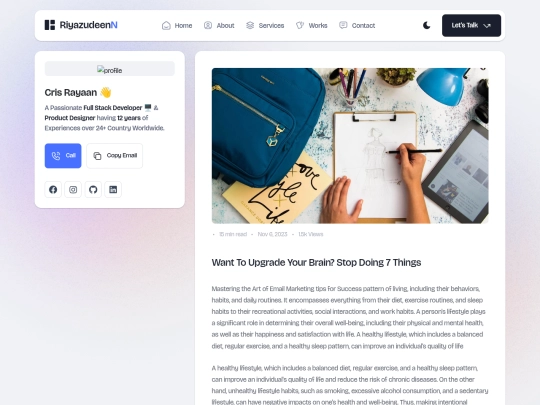article screenshot