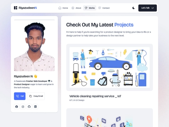 portfolio screenshot