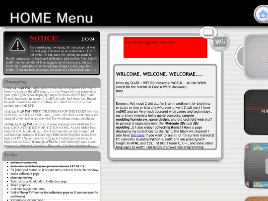 HOMEmenu screenshot