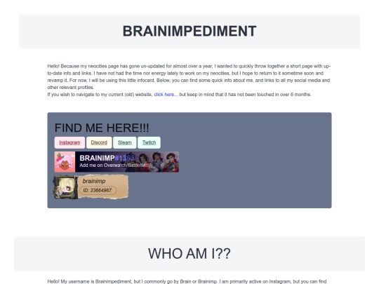 infocard/infocard screenshot