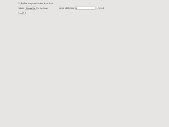 asciify screenshot