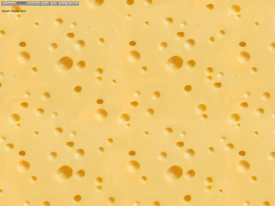 cheese screenshot