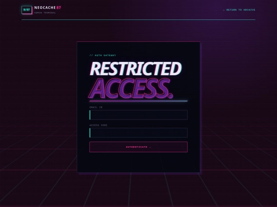 admin screenshot