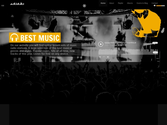 techno-music-radio screenshot