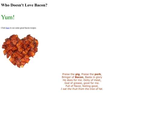 bacon screenshot