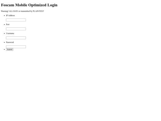 foscam screenshot