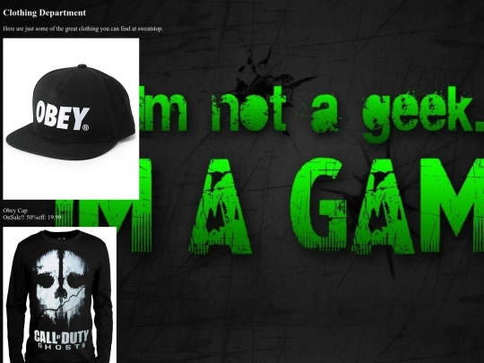 sweatstop/clothing/SweatstopClothing screenshot
