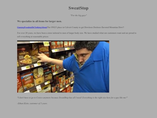 sweatstop screenshot