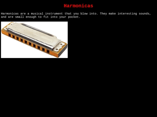 volcanosandharmonicas/harmonicas screenshot