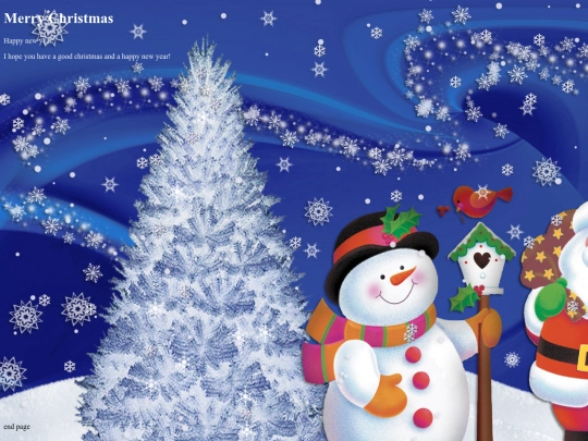 xmascard screenshot