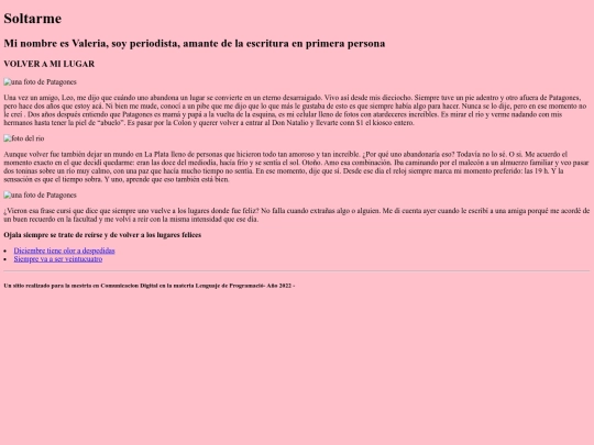 Blog screenshot