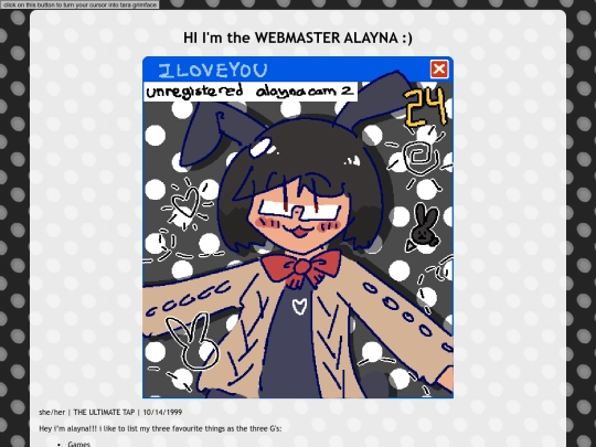 aboutme screenshot