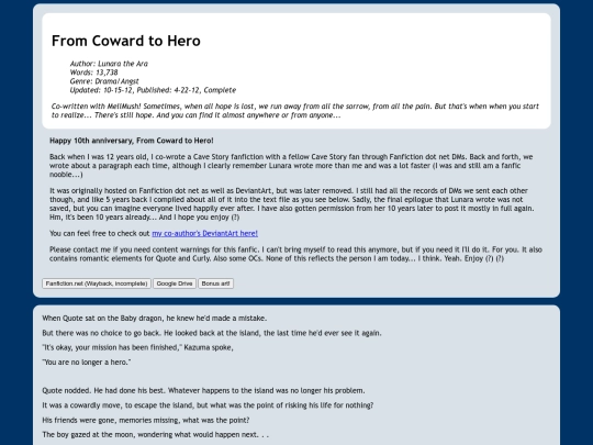 csfanfic screenshot