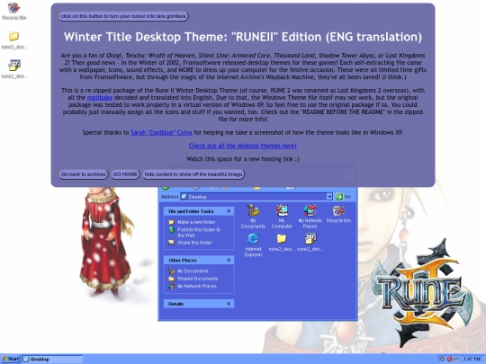 rune2desktop screenshot