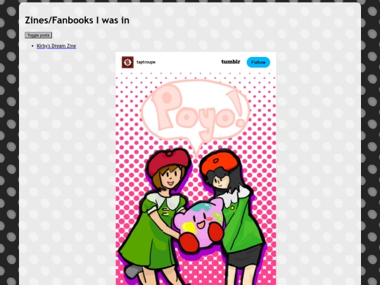 zines screenshot